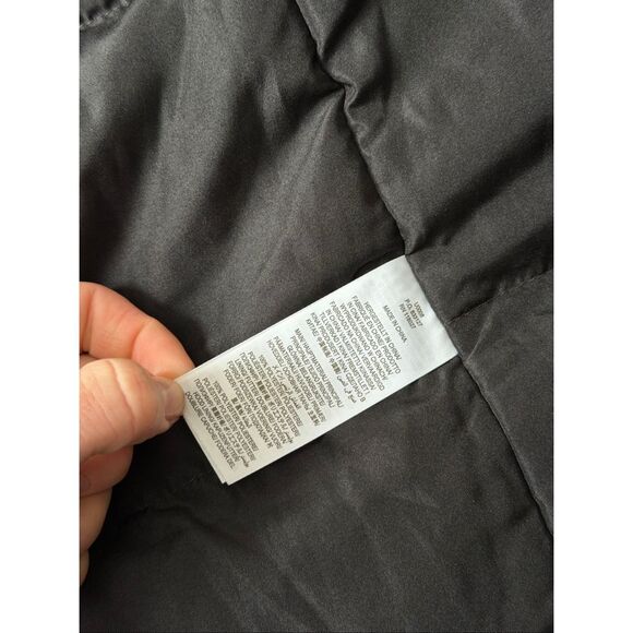 NWOT BODEN Skye Puffer Coat Tan Black Chain Geo size 12 - Picture 16 of 16